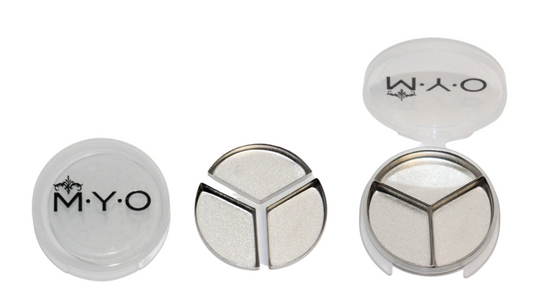 MYO Makeup Pod met 3 Pan metalen Inserts MEDIUM 2stuks